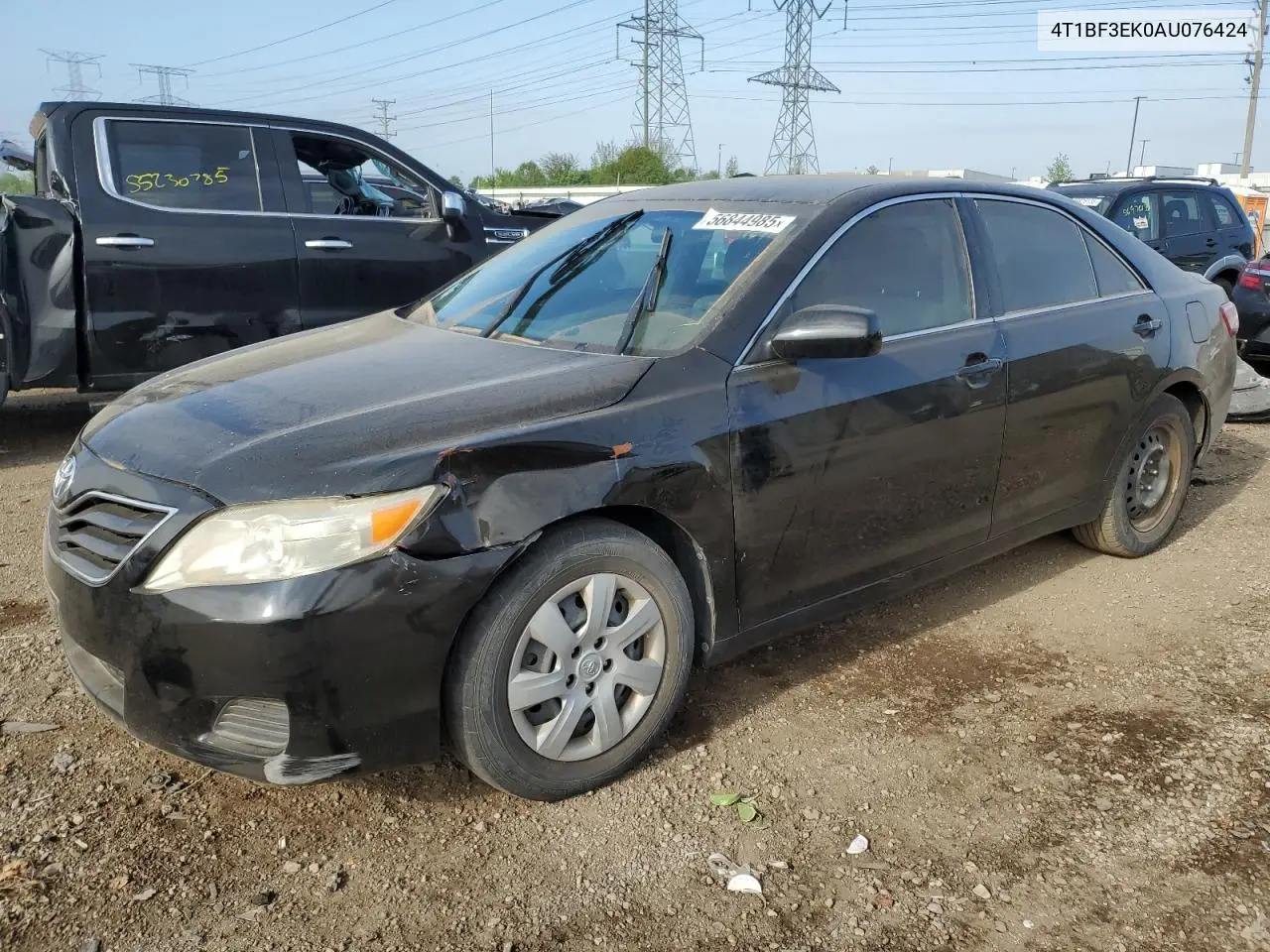 2010 Toyota Camry Base VIN: 4T1BF3EK0AU076424 Lot: 56844985