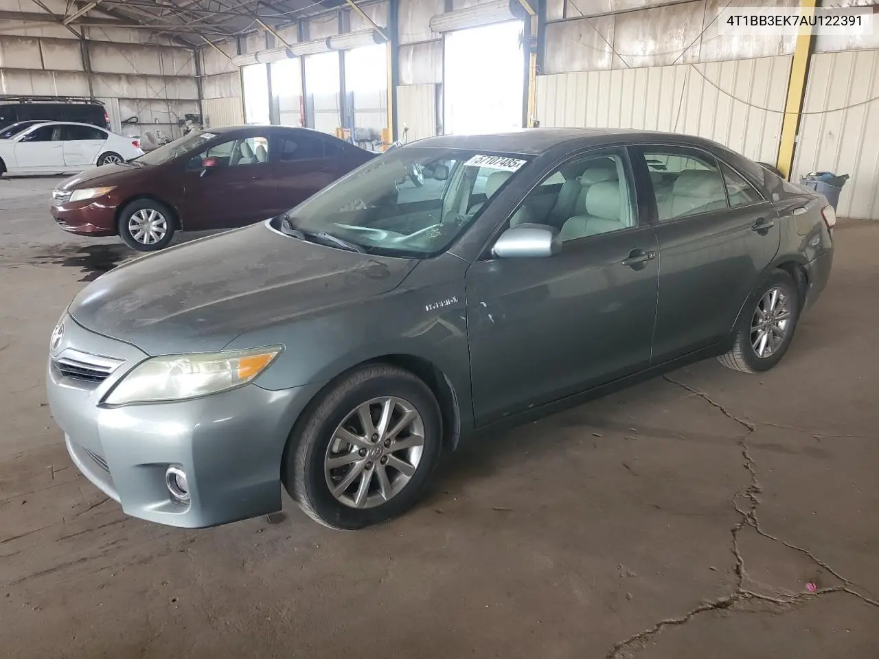 2010 Toyota Camry Hybrid VIN: 4T1BB3EK7AU122391 Lot: 57107485