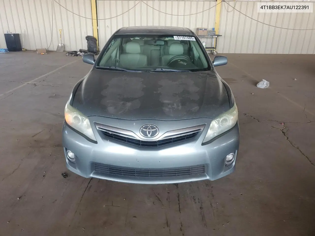 2010 Toyota Camry Hybrid VIN: 4T1BB3EK7AU122391 Lot: 57107485