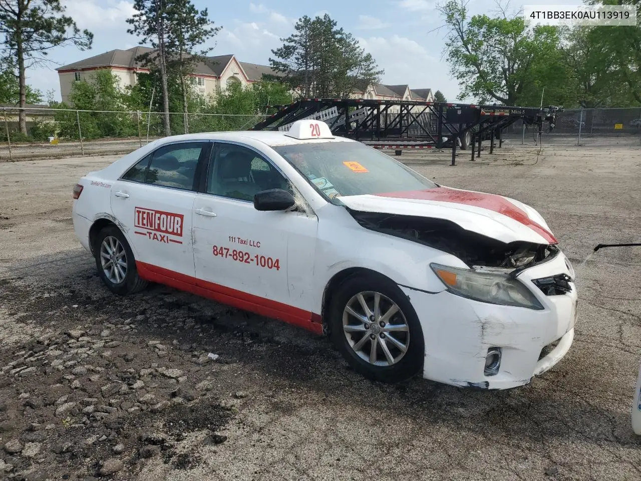 2010 Toyota Camry Hybrid VIN: 4T1BB3EK0AU113919 Lot: 57110715