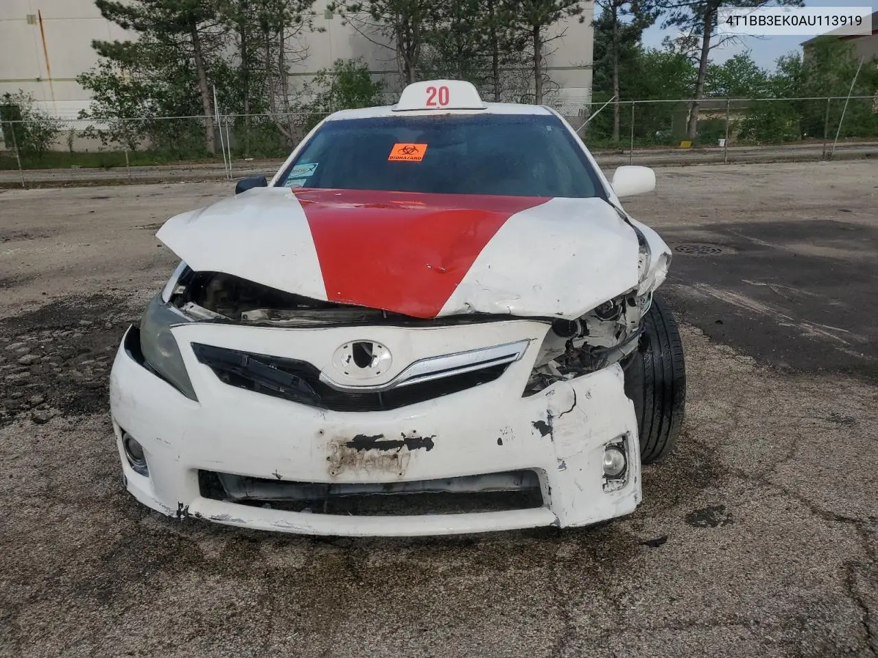 2010 Toyota Camry Hybrid VIN: 4T1BB3EK0AU113919 Lot: 57110715