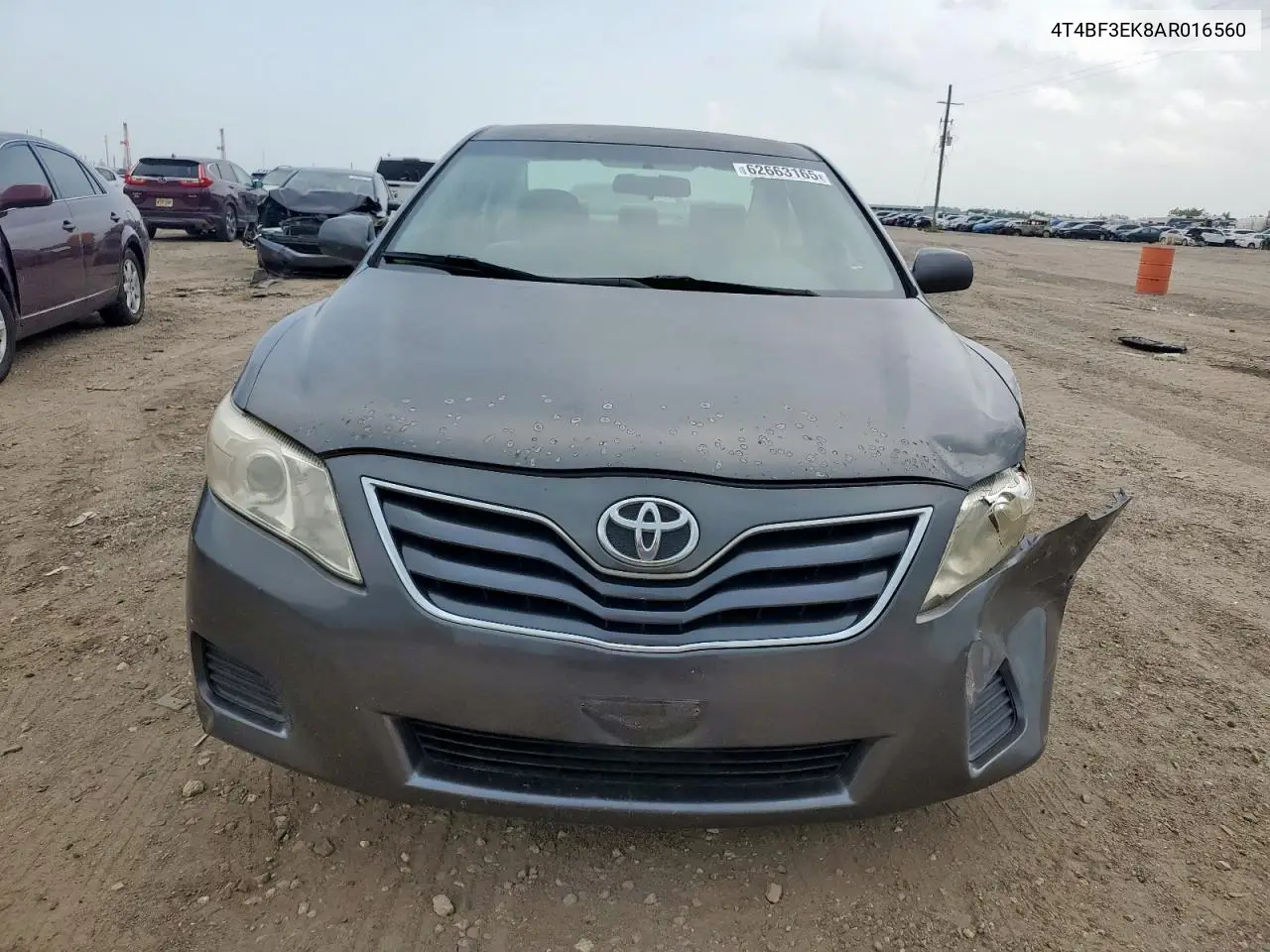 2010 Toyota Camry Base VIN: 4T4BF3EK8AR016560 Lot: 62663165