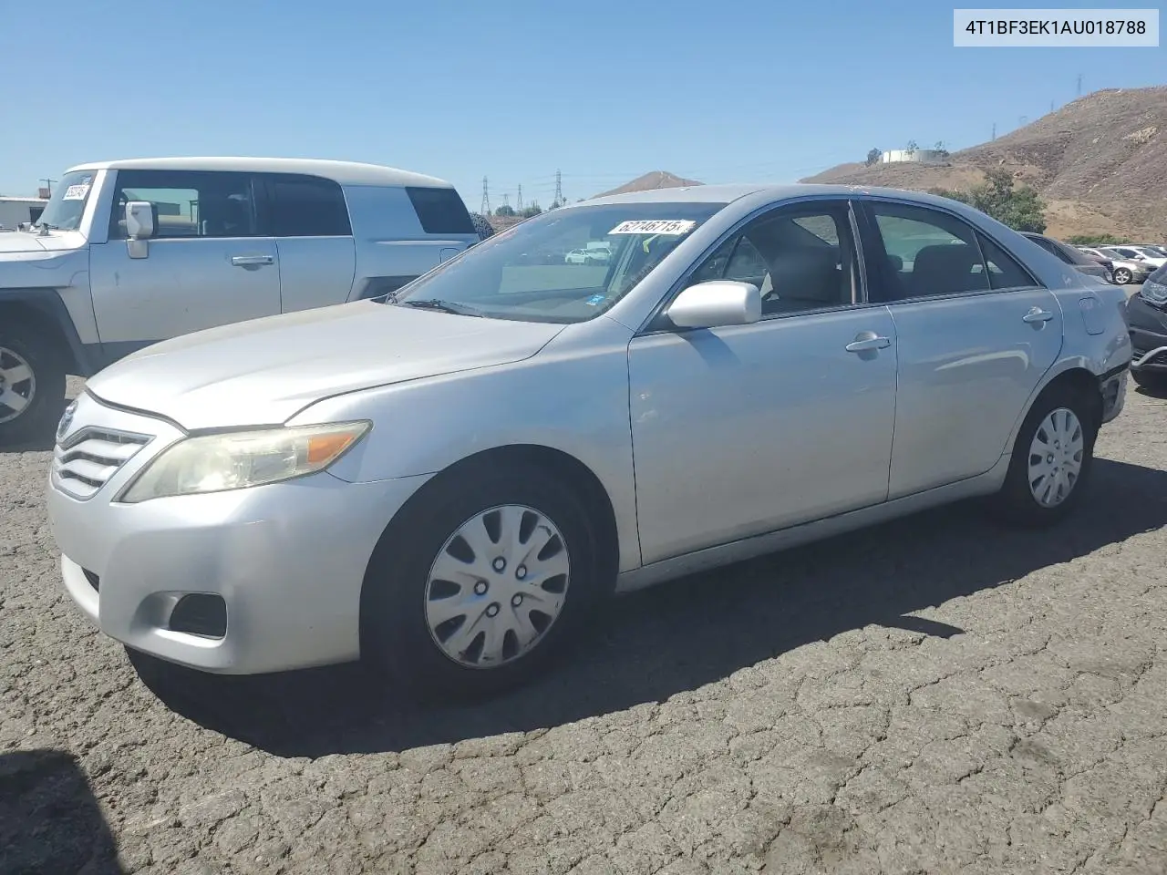 2010 Toyota Camry Base VIN: 4T1BF3EK1AU018788 Lot: 62746715