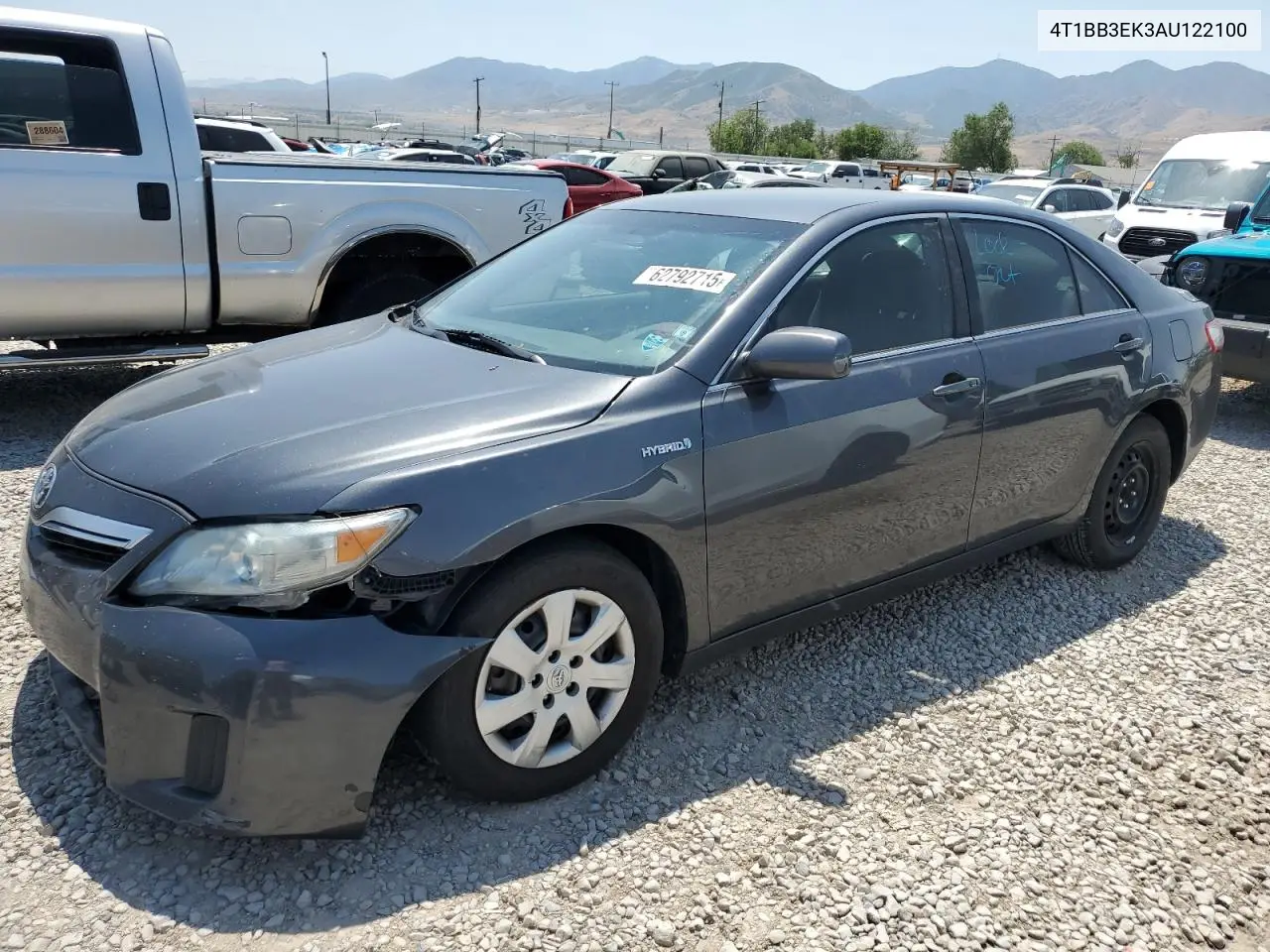 2010 Toyota Camry Hybrid VIN: 4T1BB3EK3AU122100 Lot: 62792715