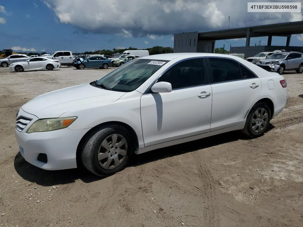 2011 Toyota Camry Base VIN: 4T1BF3EK0BU598598 Lot: 55452955