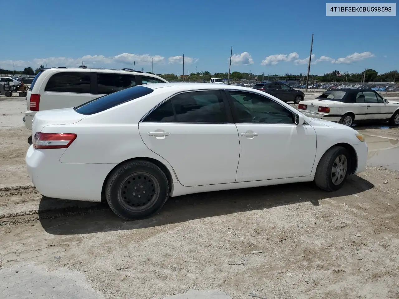 2011 Toyota Camry Base VIN: 4T1BF3EK0BU598598 Lot: 55452955