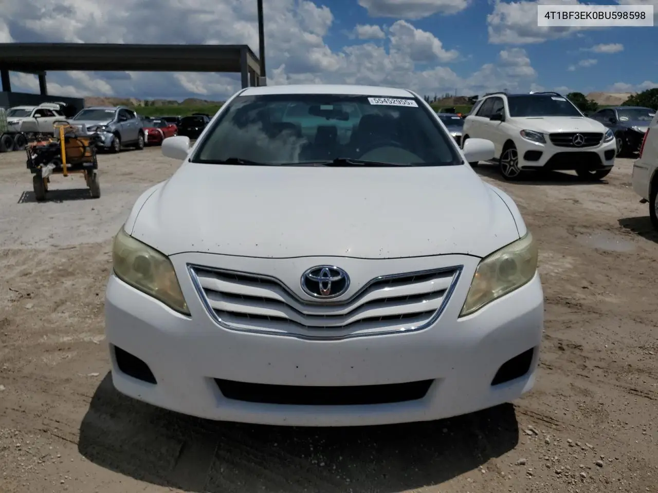 2011 Toyota Camry Base VIN: 4T1BF3EK0BU598598 Lot: 55452955