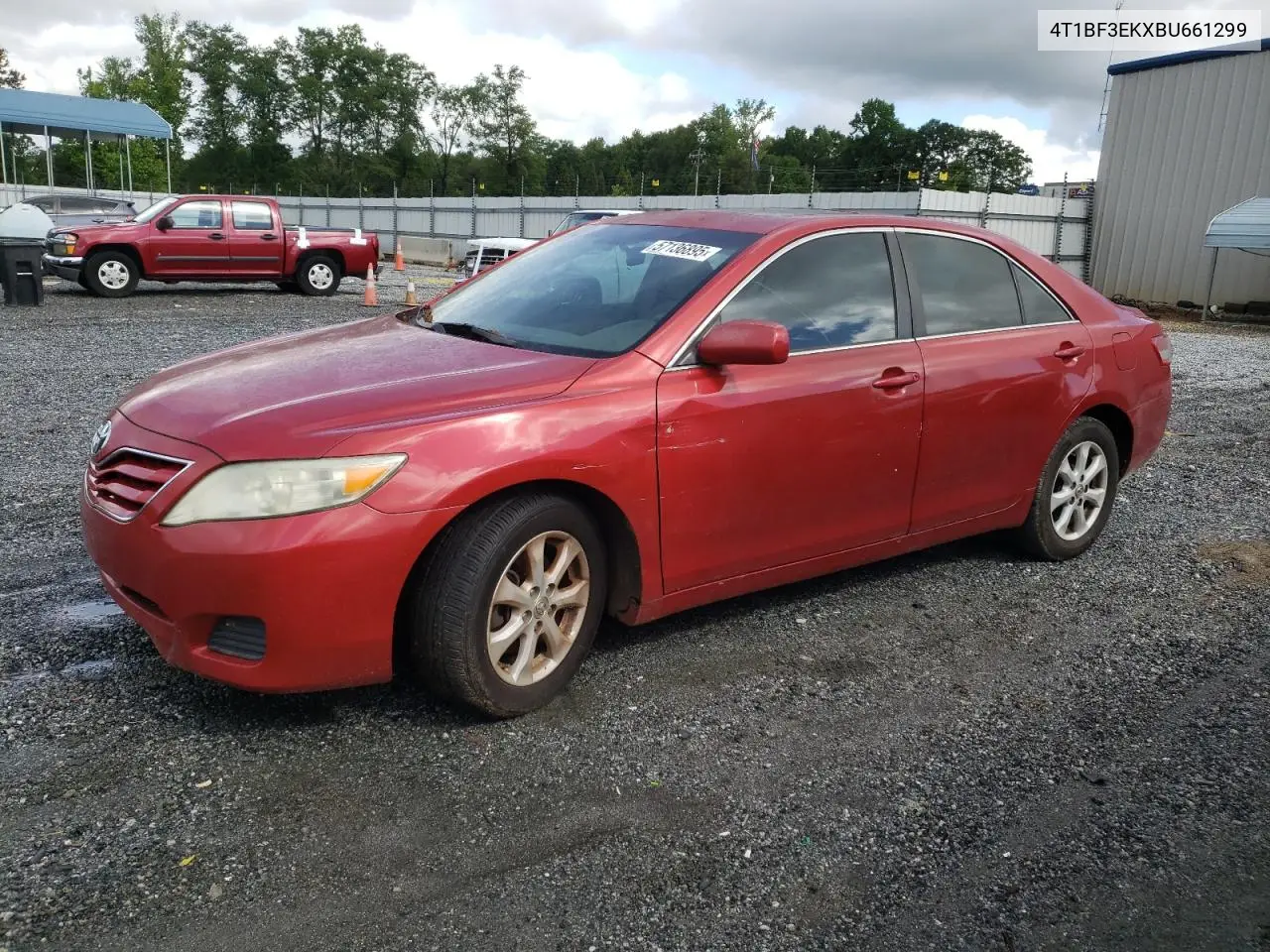 2011 Toyota Camry Base VIN: 4T1BF3EKXBU661299 Lot: 57136895