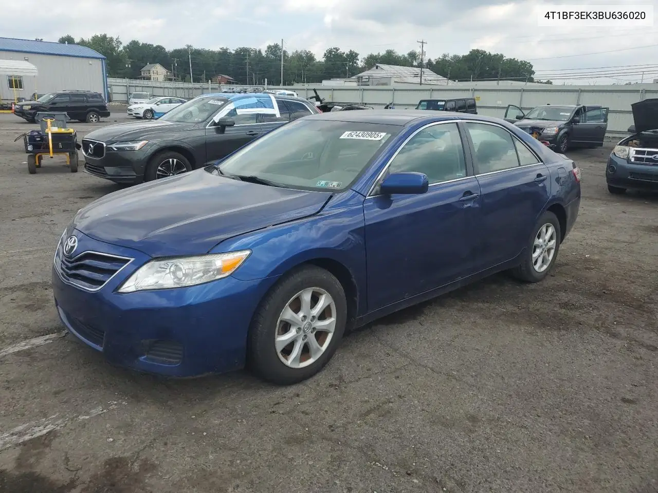 2011 Toyota Camry Base VIN: 4T1BF3EK3BU636020 Lot: 62430905
