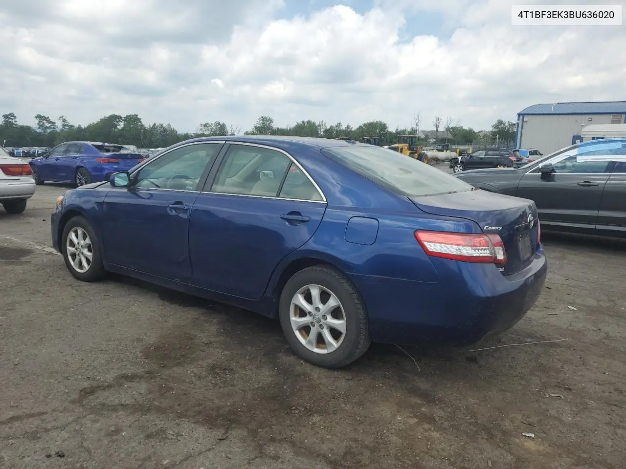 2011 Toyota Camry Base VIN: 4T1BF3EK3BU636020 Lot: 62430905