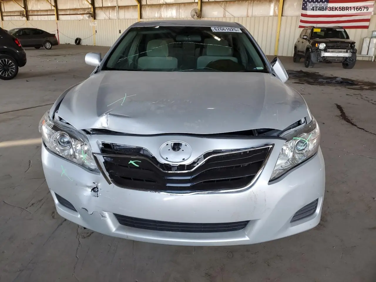 2011 Toyota Camry Base VIN: 4T4BF3EK5BR116679 Lot: 62661025