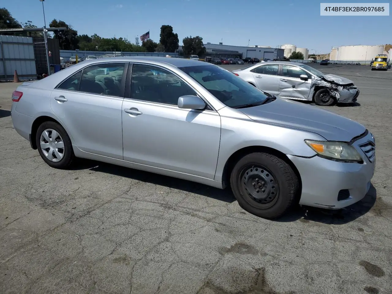2011 Toyota Camry Base VIN: 4T4BF3EK2BR097685 Lot: 62969065