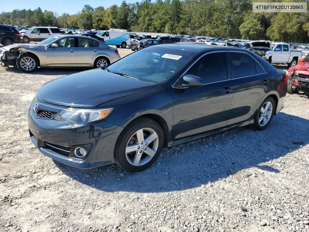 2012 Toyota Camry Base VIN: 4T1BF1FK2CU120865 Lot: 48006585