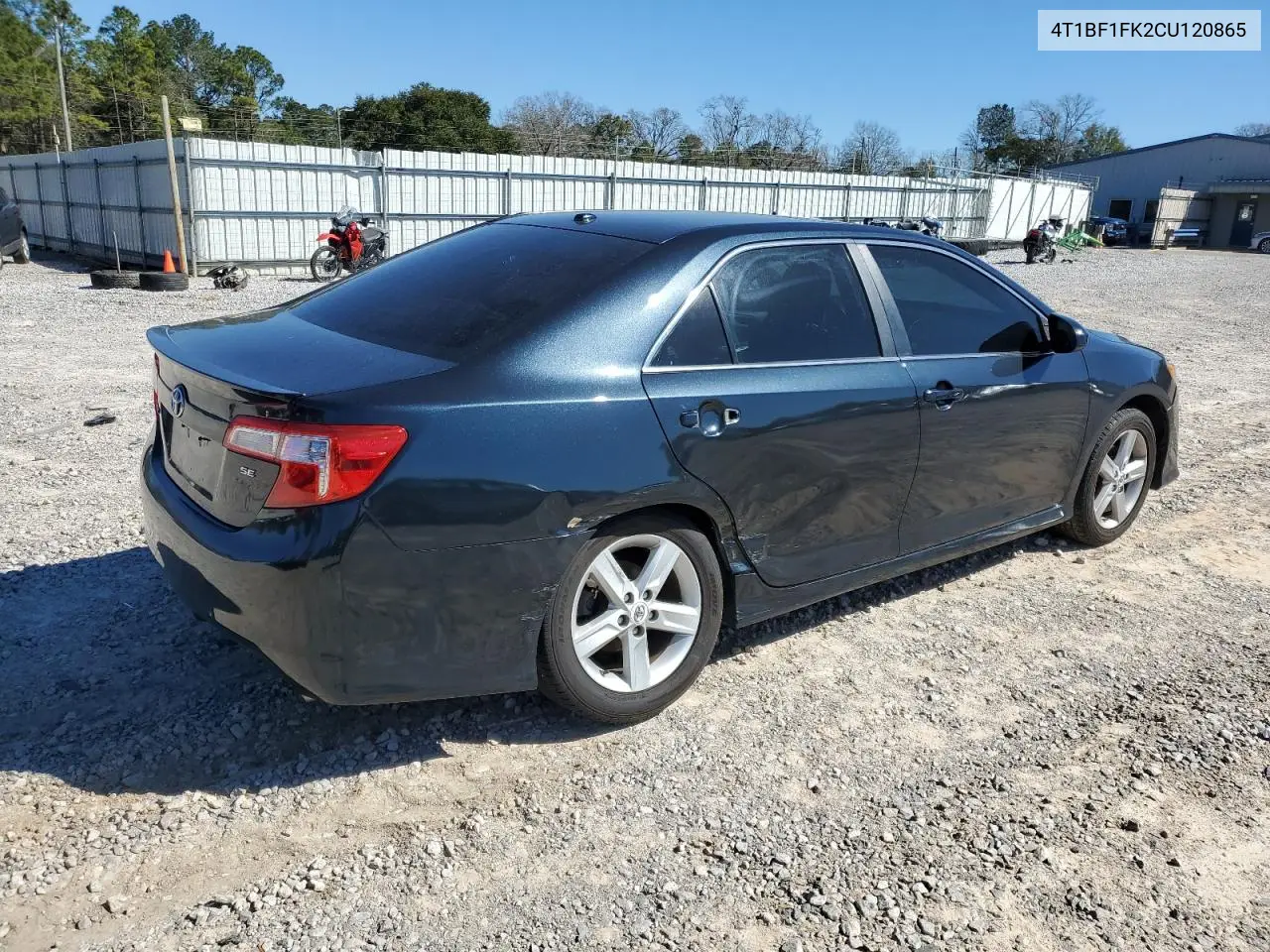 2012 Toyota Camry Base VIN: 4T1BF1FK2CU120865 Lot: 48006585