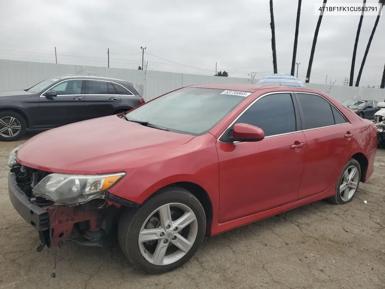 2012 Toyota Camry Base VIN: 4T1BF1FK1CU583791 Lot: 53735865