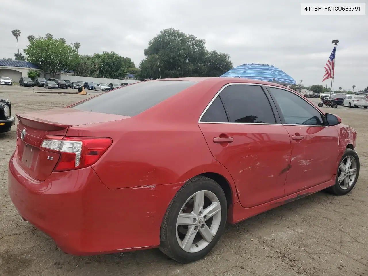 2012 Toyota Camry Base VIN: 4T1BF1FK1CU583791 Lot: 53735865