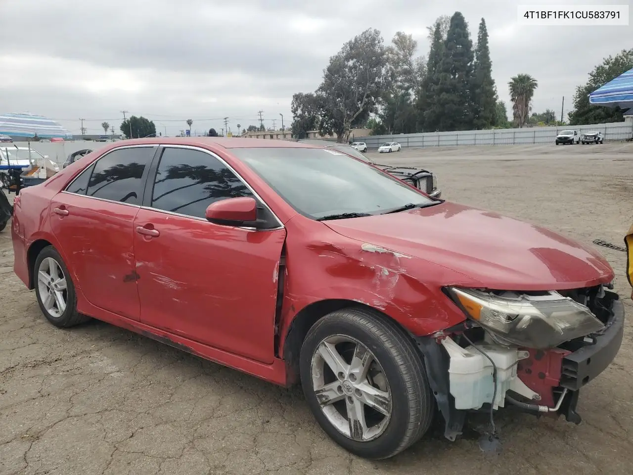 2012 Toyota Camry Base VIN: 4T1BF1FK1CU583791 Lot: 53735865