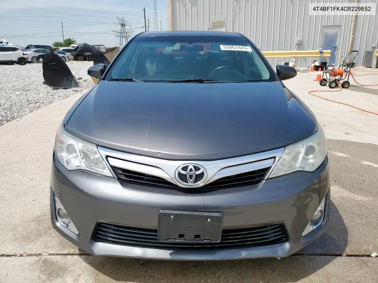 2012 Toyota Camry Base VIN: 4T4BF1FK4CR229852 Lot: 55967445