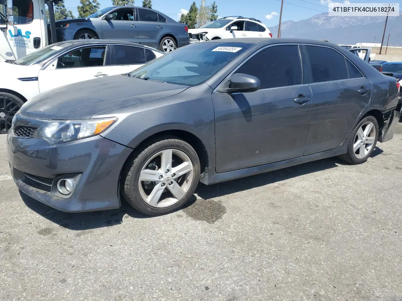 2012 Toyota Camry Base VIN: 4T1BF1FK4CU618274 Lot: 56064055