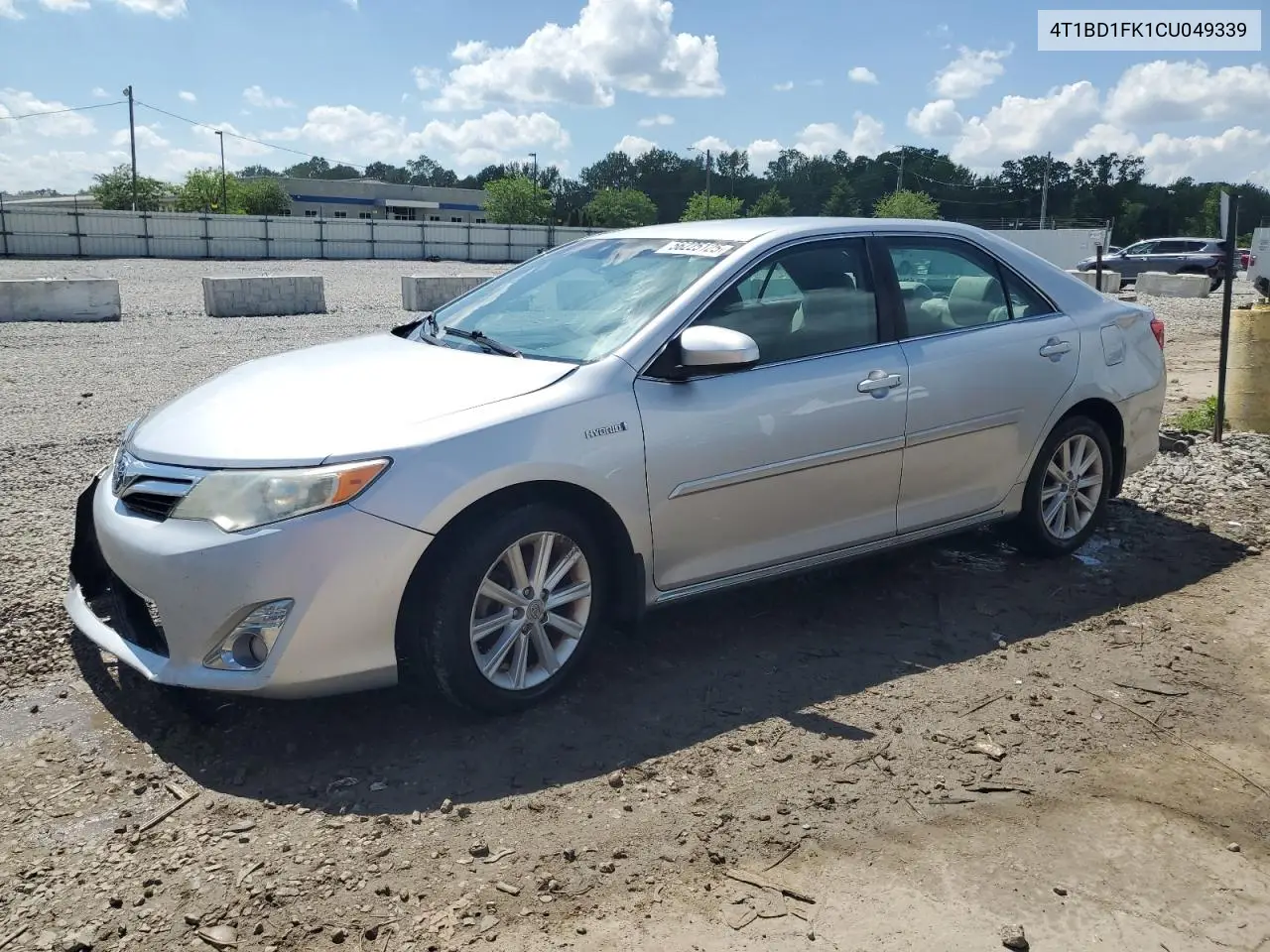 2012 Toyota Camry Hybrid VIN: 4T1BD1FK1CU049339 Lot: 56225125