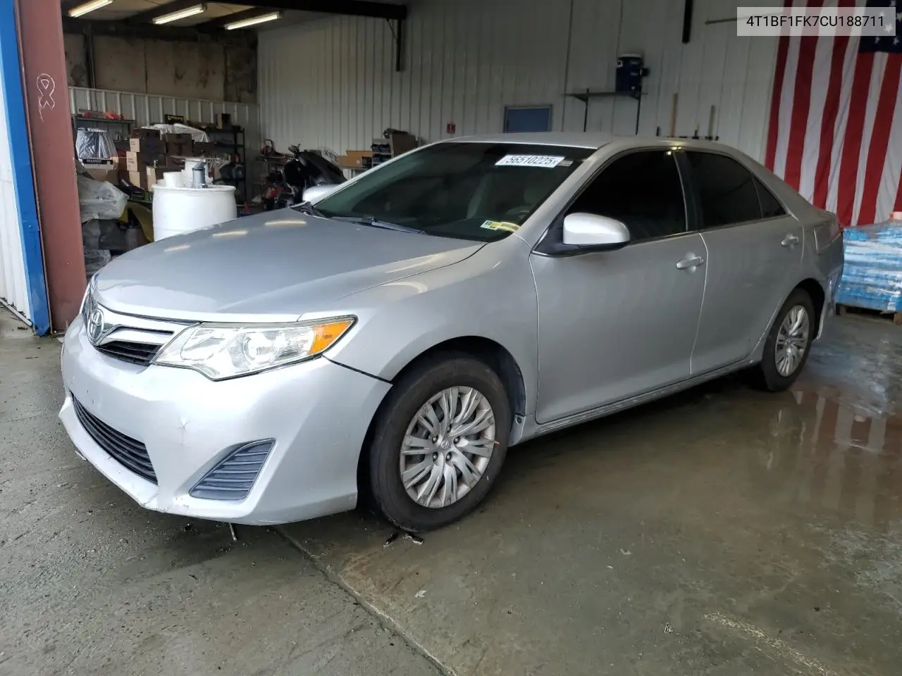 2012 Toyota Camry Base VIN: 4T1BF1FK7CU188711 Lot: 56510225