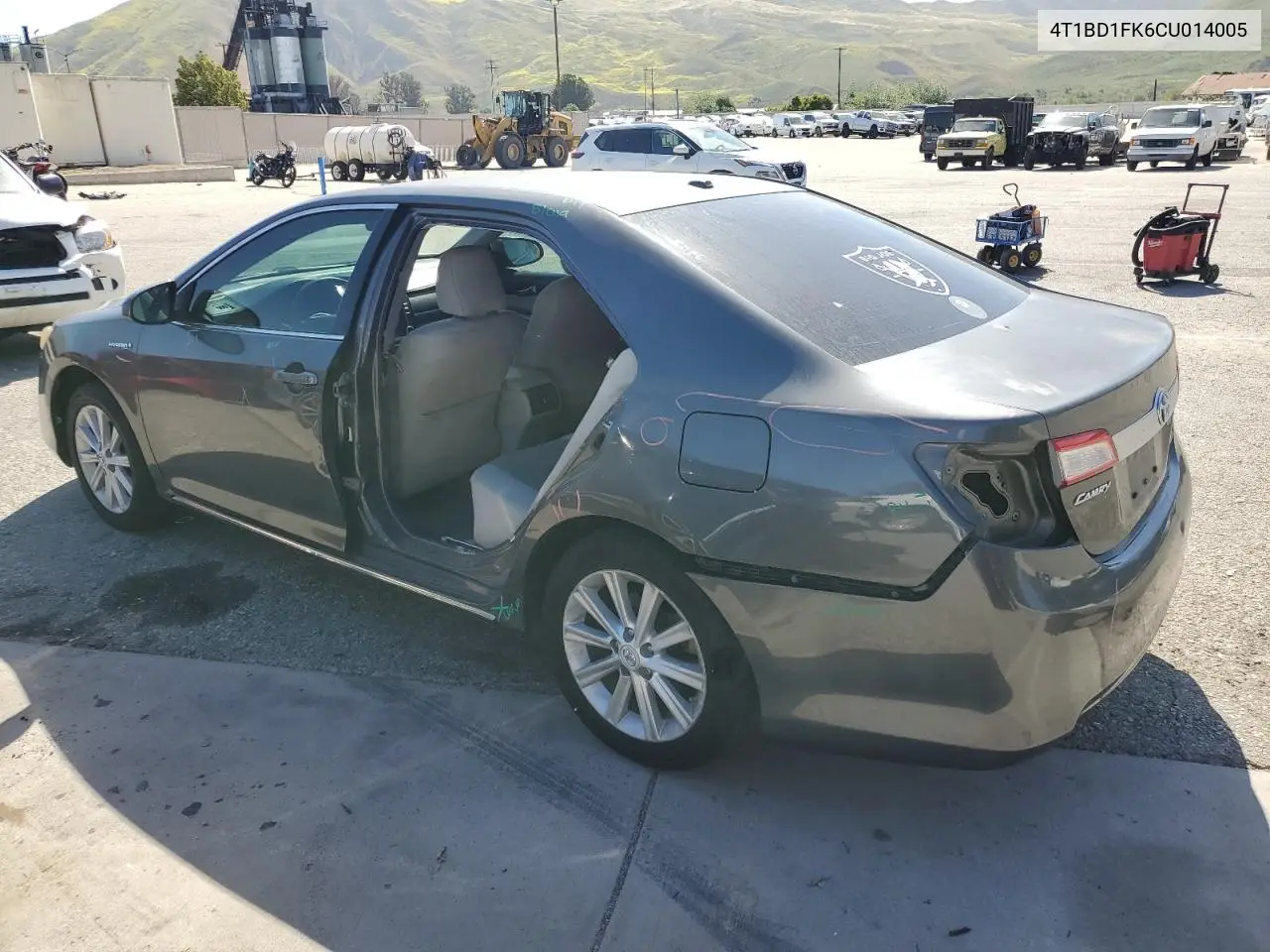 2012 Toyota Camry Hybrid VIN: 4T1BD1FK6CU014005 Lot: 56684975