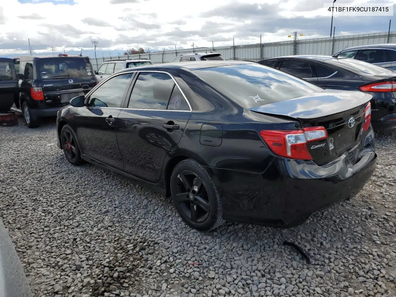 2012 Toyota Camry Base VIN: 4T1BF1FK9CU187415 Lot: 56798085