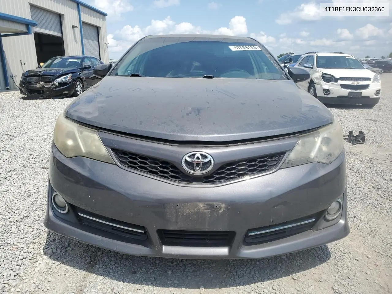 2012 Toyota Camry Base VIN: 4T1BF1FK3CU032360 Lot: 57056185