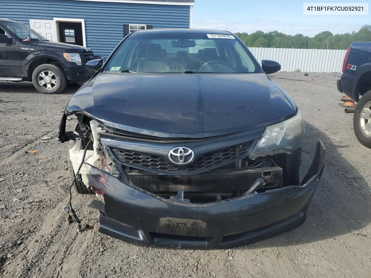 4t1bf1fk7cu052921 4T1BF1FK7CU052921 2012 Toyota Camry Base