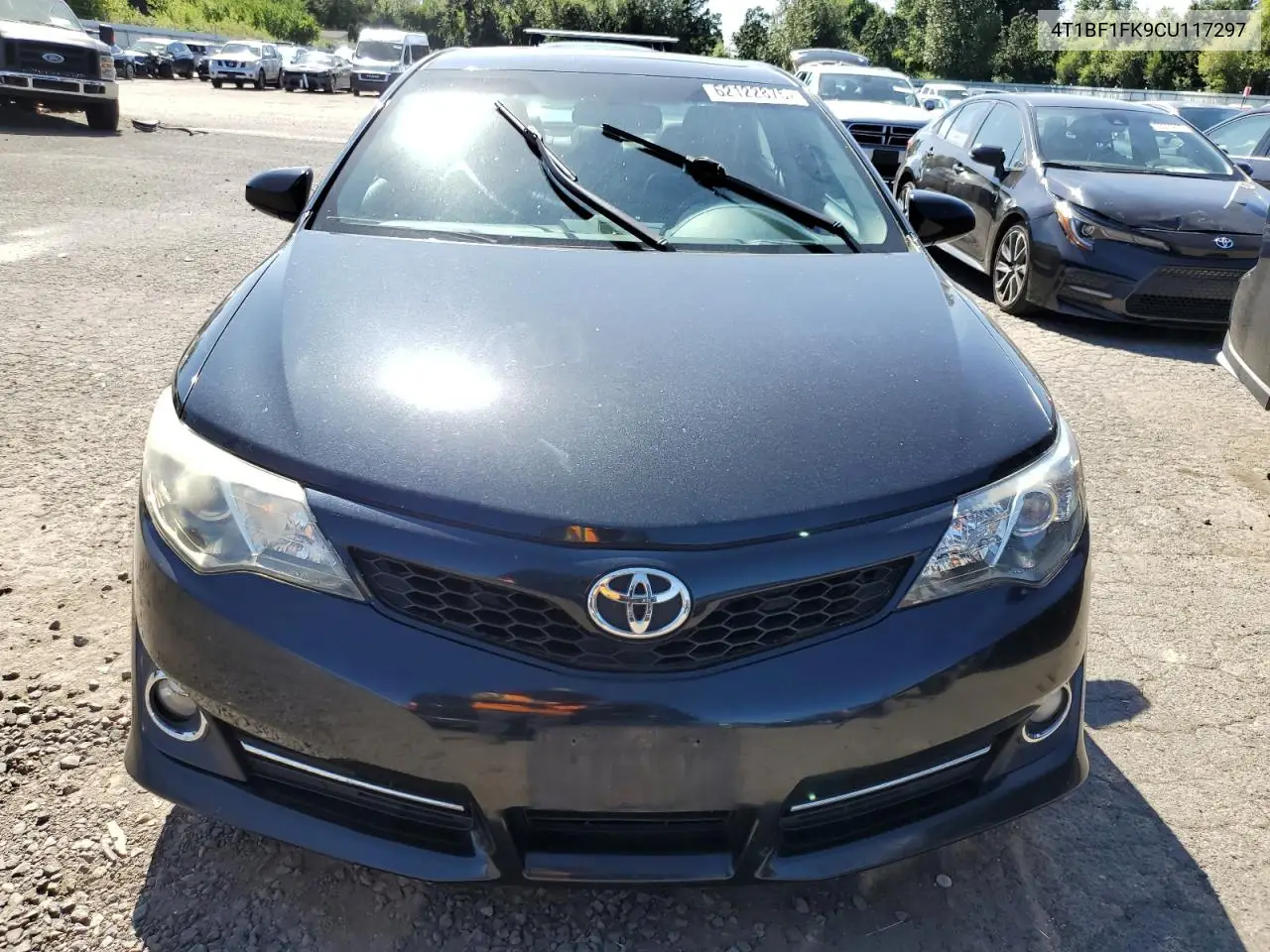 2012 Toyota Camry Base VIN: 4T1BF1FK9CU117297 Lot: 62122875