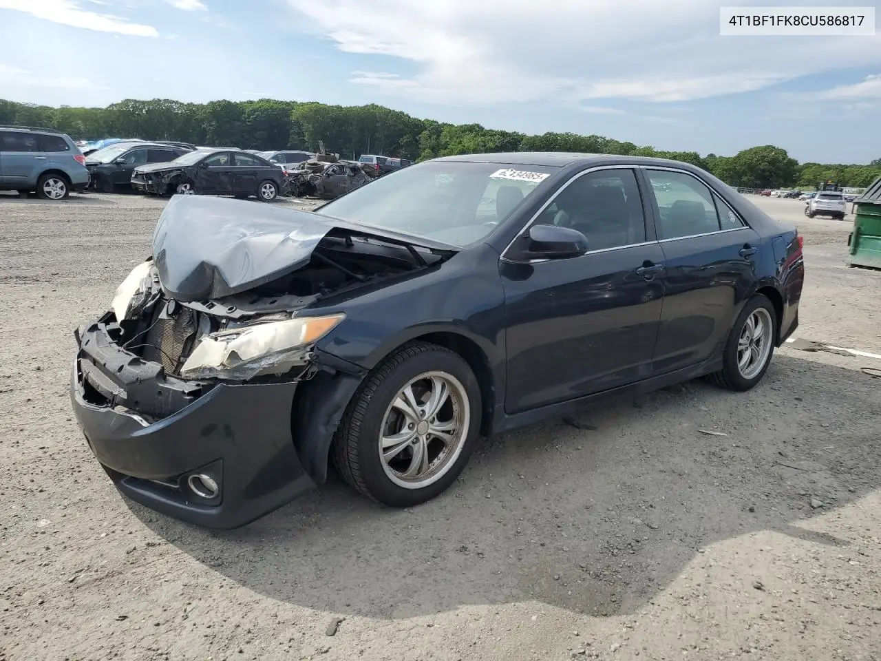 2012 Toyota Camry Base VIN: 4T1BF1FK8CU586817 Lot: 62134985