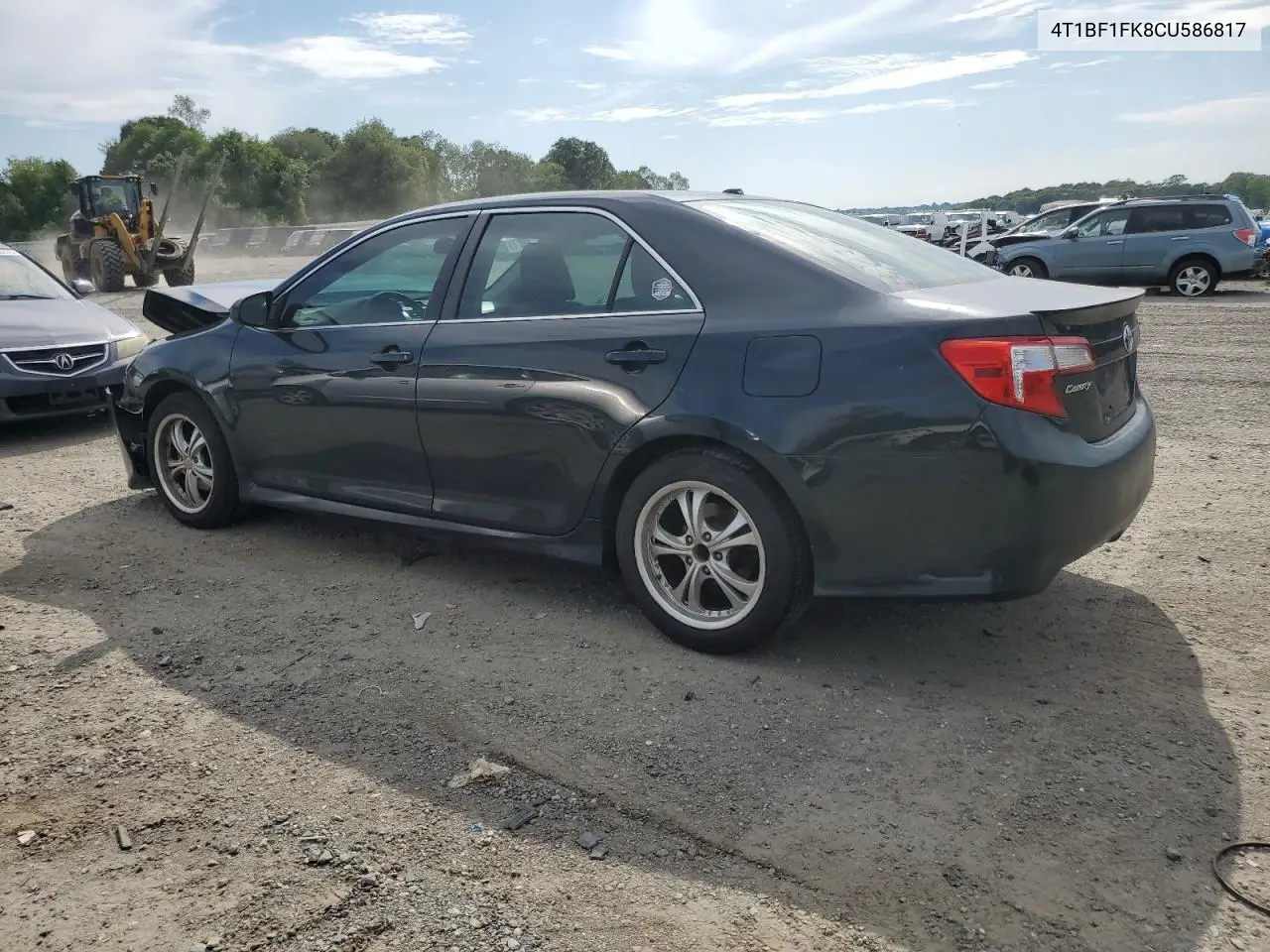 2012 Toyota Camry Base VIN: 4T1BF1FK8CU586817 Lot: 62134985