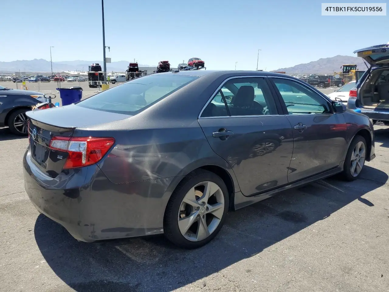 2012 Toyota Camry Se VIN: 4T1BK1FK5CU19556 Lot: 62182375