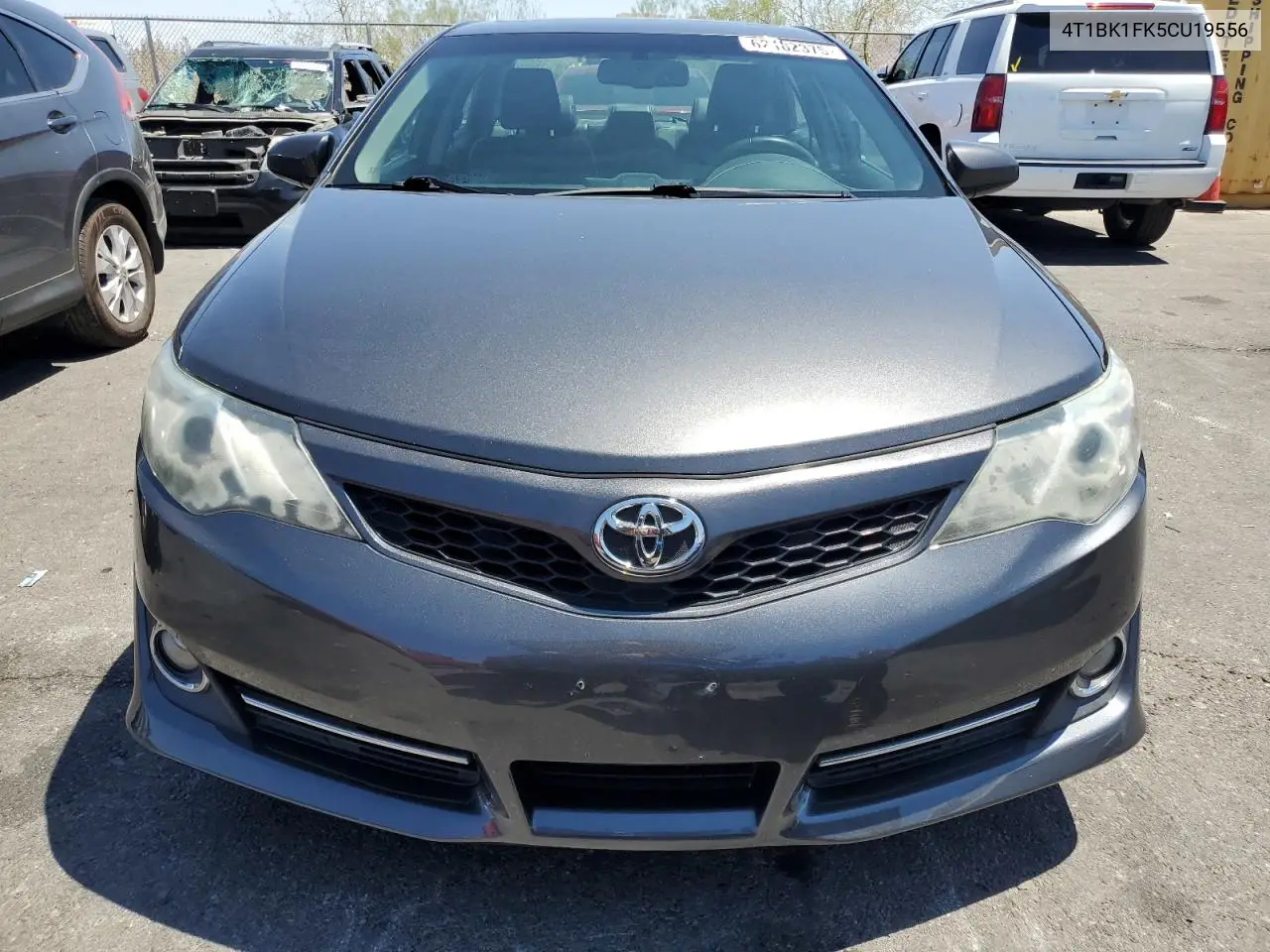 2012 Toyota Camry Se VIN: 4T1BK1FK5CU19556 Lot: 62182375