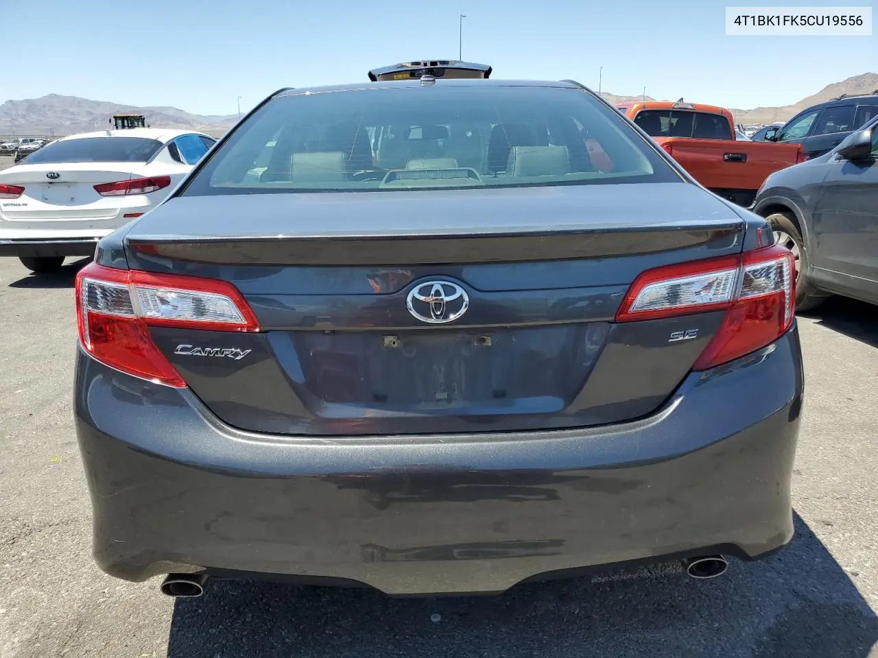2012 Toyota Camry Se VIN: 4T1BK1FK5CU19556 Lot: 62182375