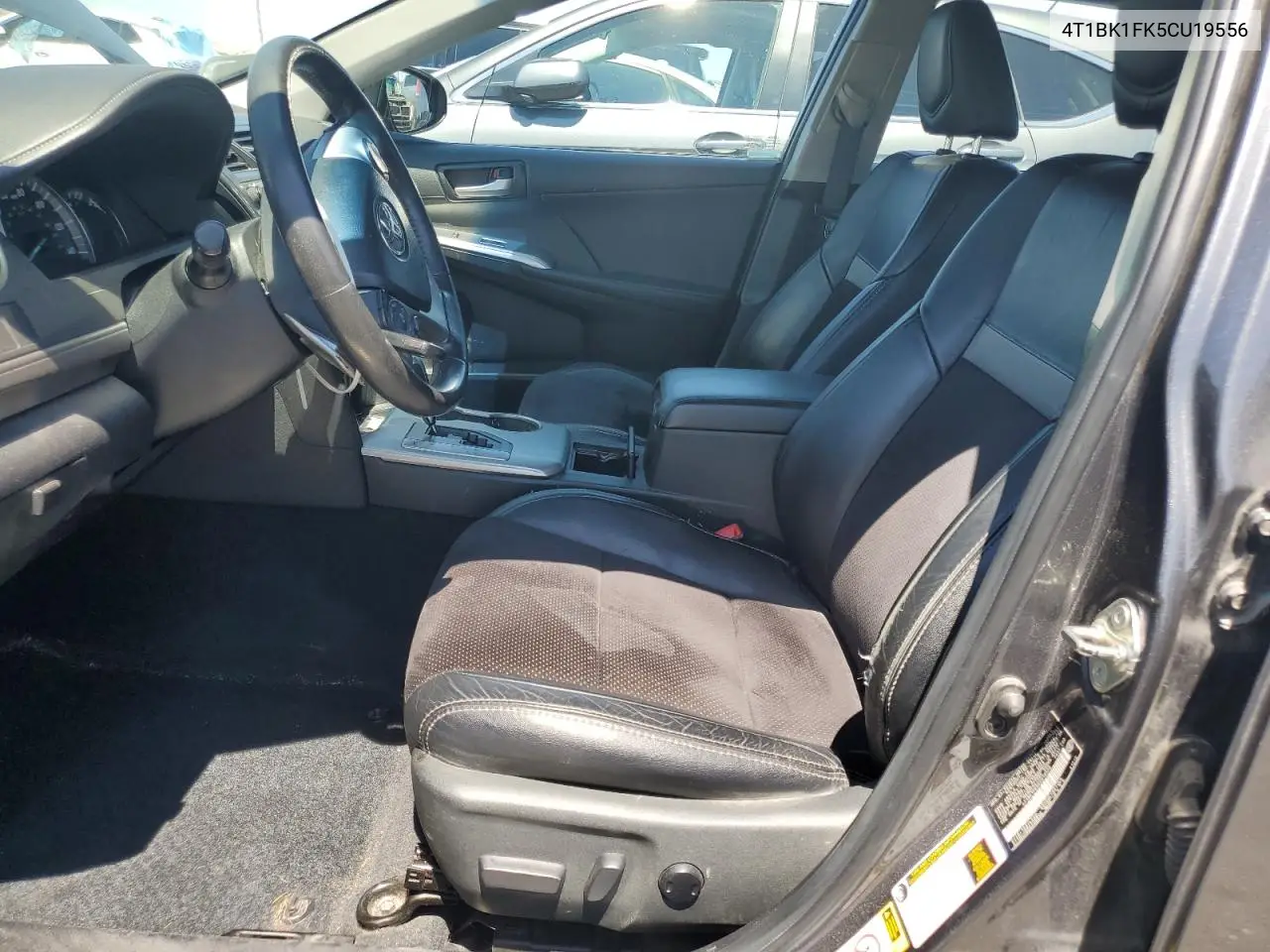 2012 Toyota Camry Se VIN: 4T1BK1FK5CU19556 Lot: 62182375