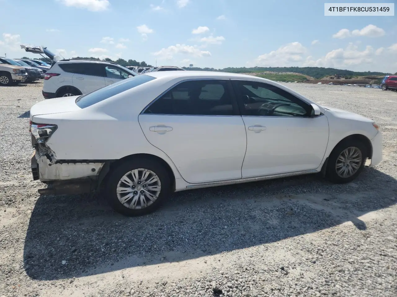 2012 Toyota Camry Base VIN: 4T1BF1FK8CU531459 Lot: 62390425