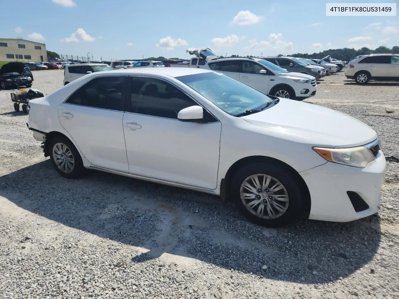2012 Toyota Camry Base VIN: 4T1BF1FK8CU531459 Lot: 62390425