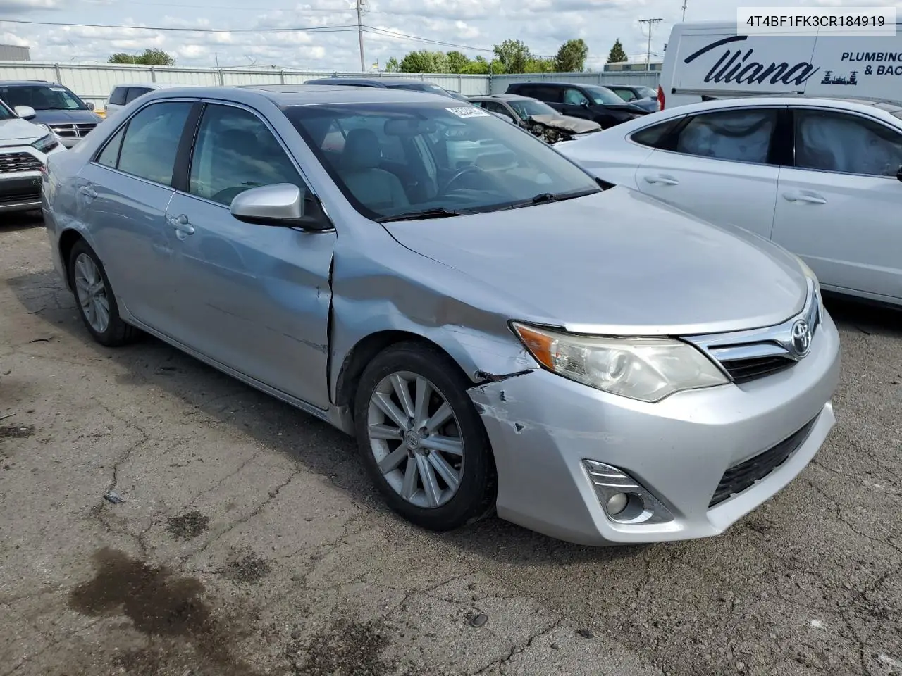 2012 Toyota Camry Base VIN: 4T4BF1FK3CR184919 Lot: 62524895