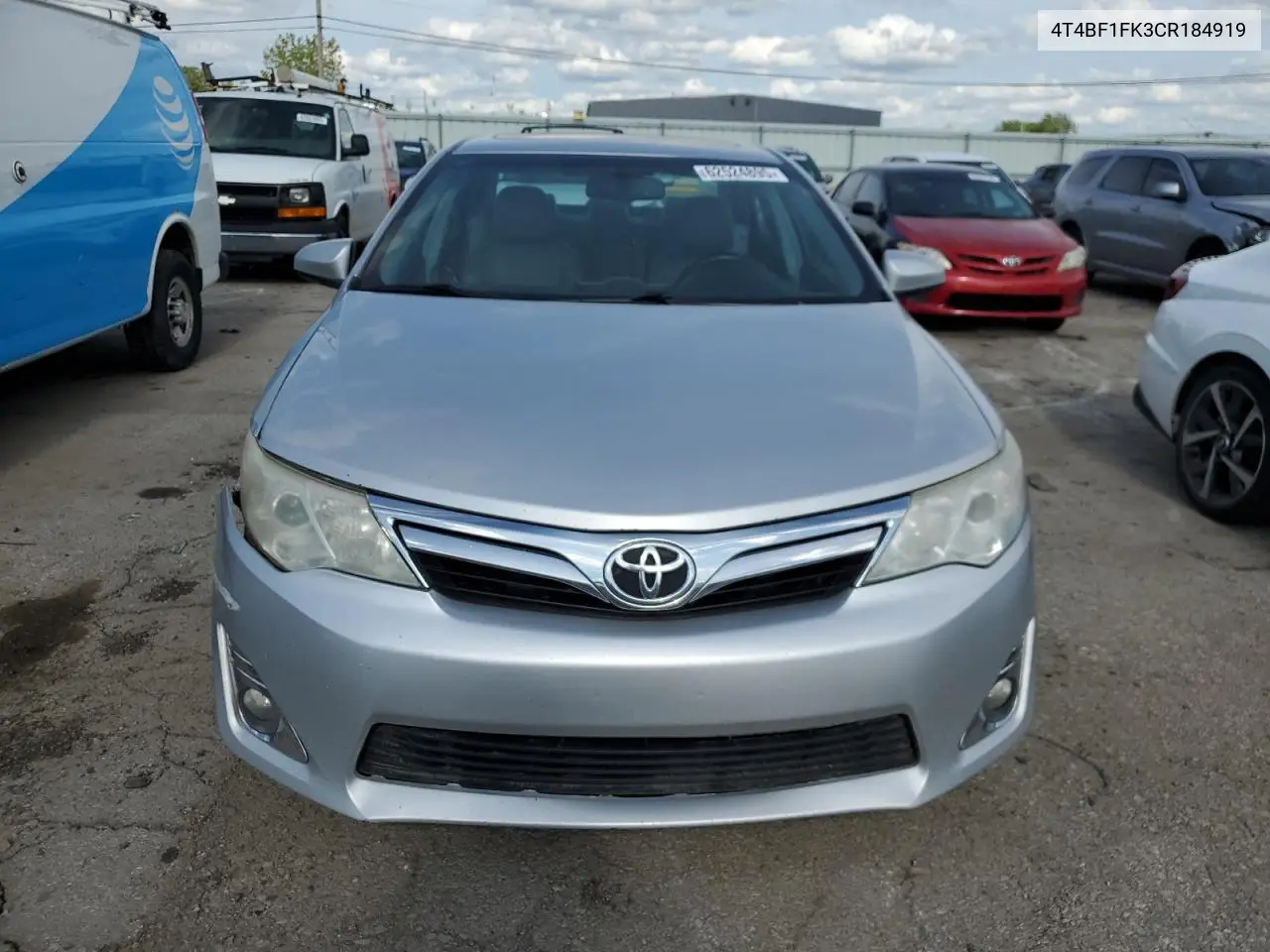 2012 Toyota Camry Base VIN: 4T4BF1FK3CR184919 Lot: 62524895