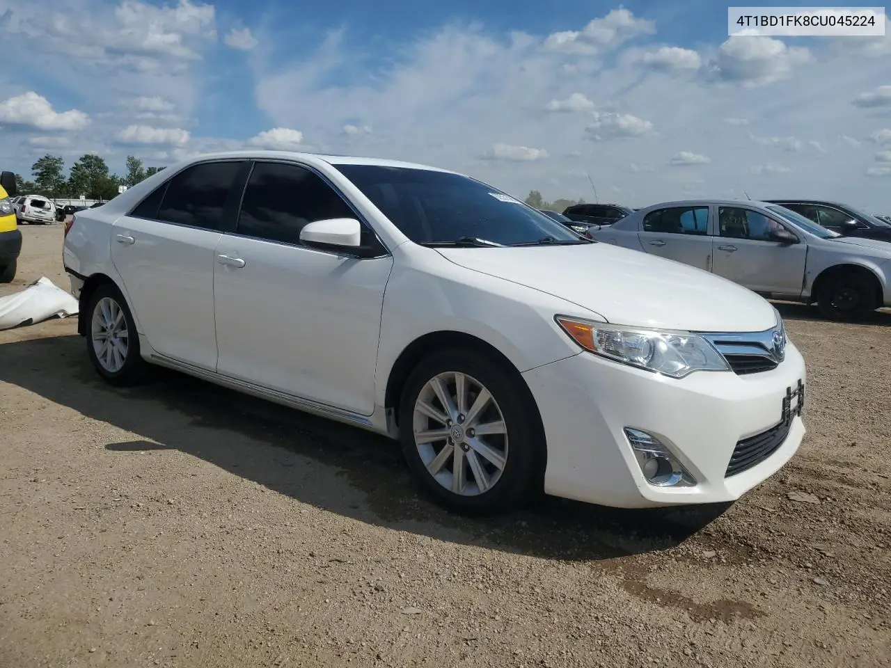 2012 Toyota Camry Hybrid VIN: 4T1BD1FK8CU045224 Lot: 62531585