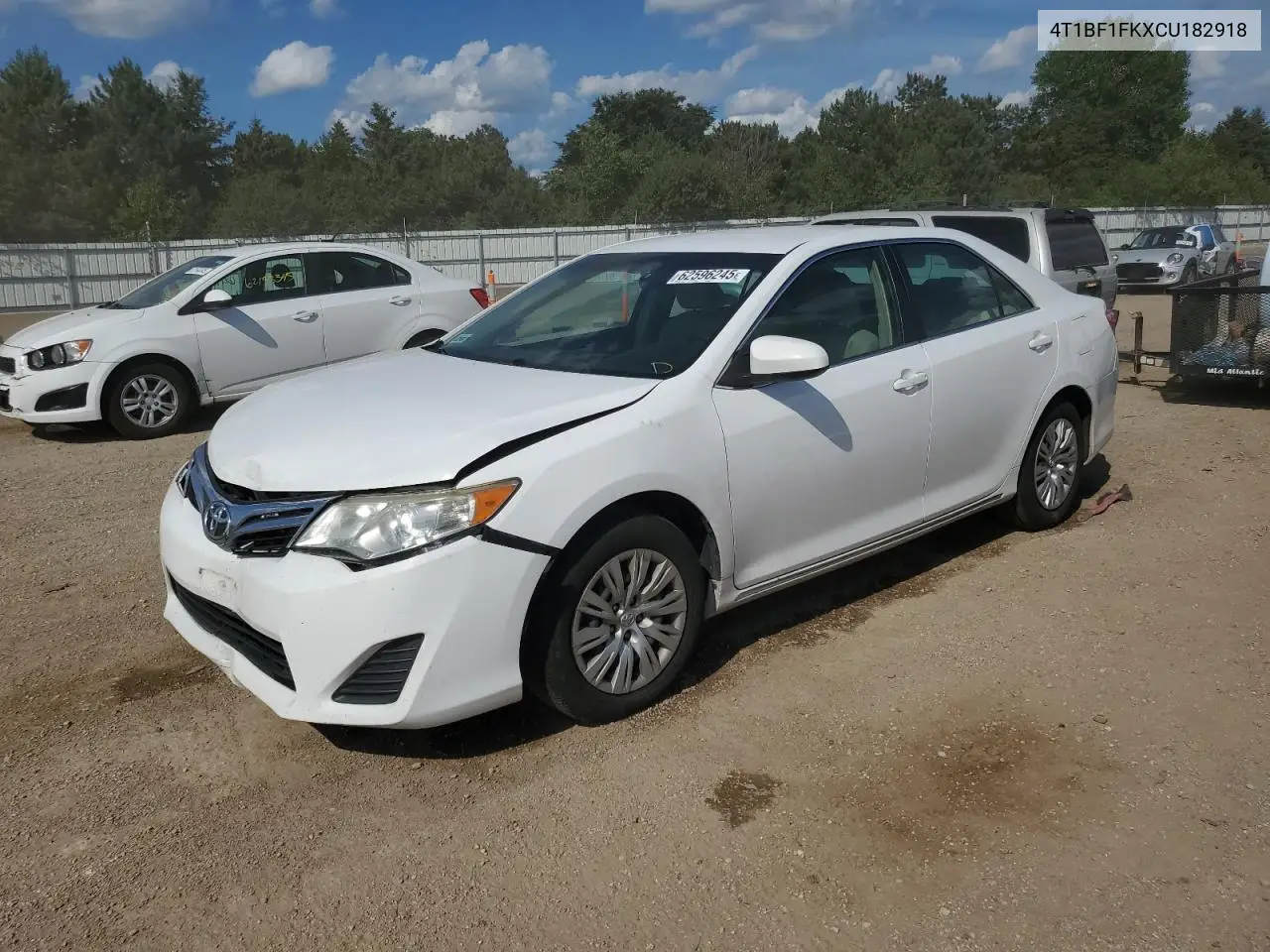 2012 Toyota Camry Base VIN: 4T1BF1FKXCU182918 Lot: 62596245