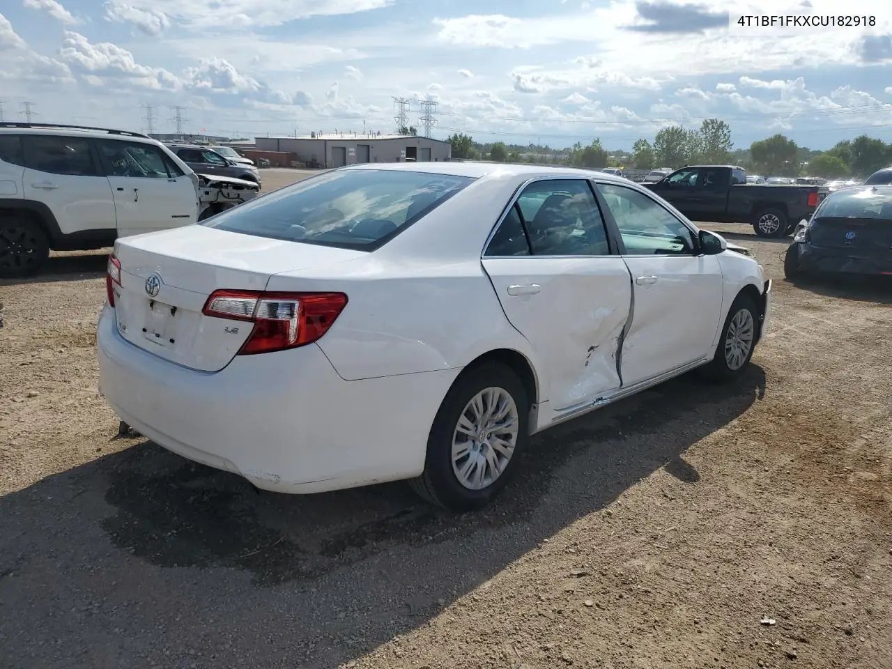 2012 Toyota Camry Base VIN: 4T1BF1FKXCU182918 Lot: 62596245