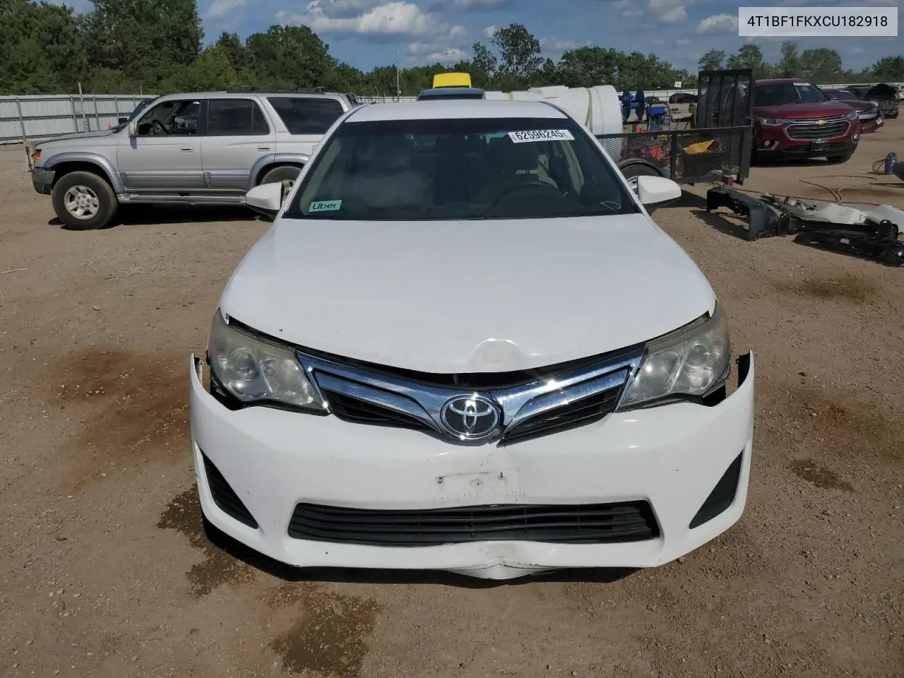 2012 Toyota Camry Base VIN: 4T1BF1FKXCU182918 Lot: 62596245