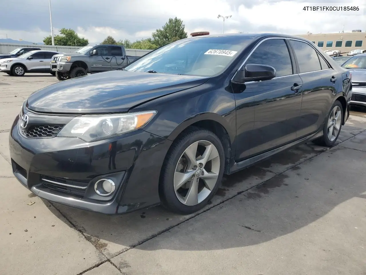 2012 Toyota Camry Base VIN: 4T1BF1FK0CU185486 Lot: 62670945