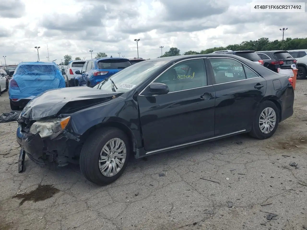 2012 Toyota Camry Base VIN: 4T4BF1FK6CR217492 Lot: 62759065