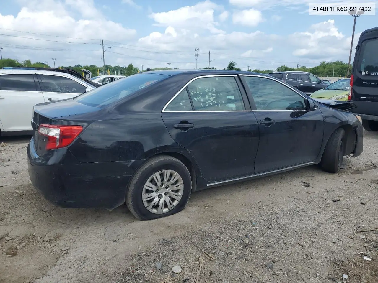 2012 Toyota Camry Base VIN: 4T4BF1FK6CR217492 Lot: 62759065