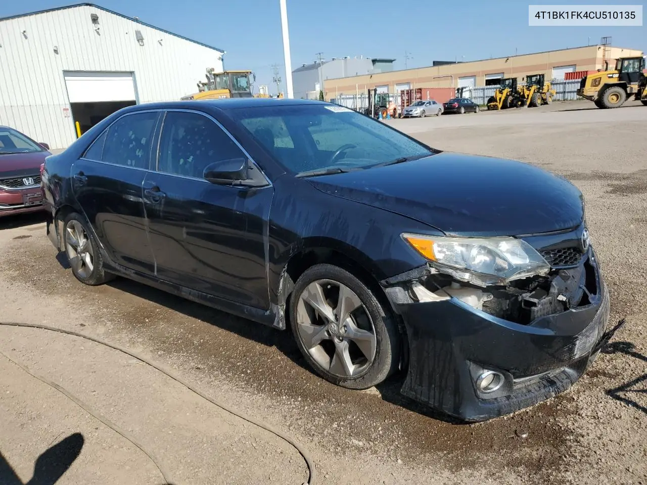 2012 Toyota Camry Se VIN: 4T1BK1FK4CU510135 Lot: 62838575