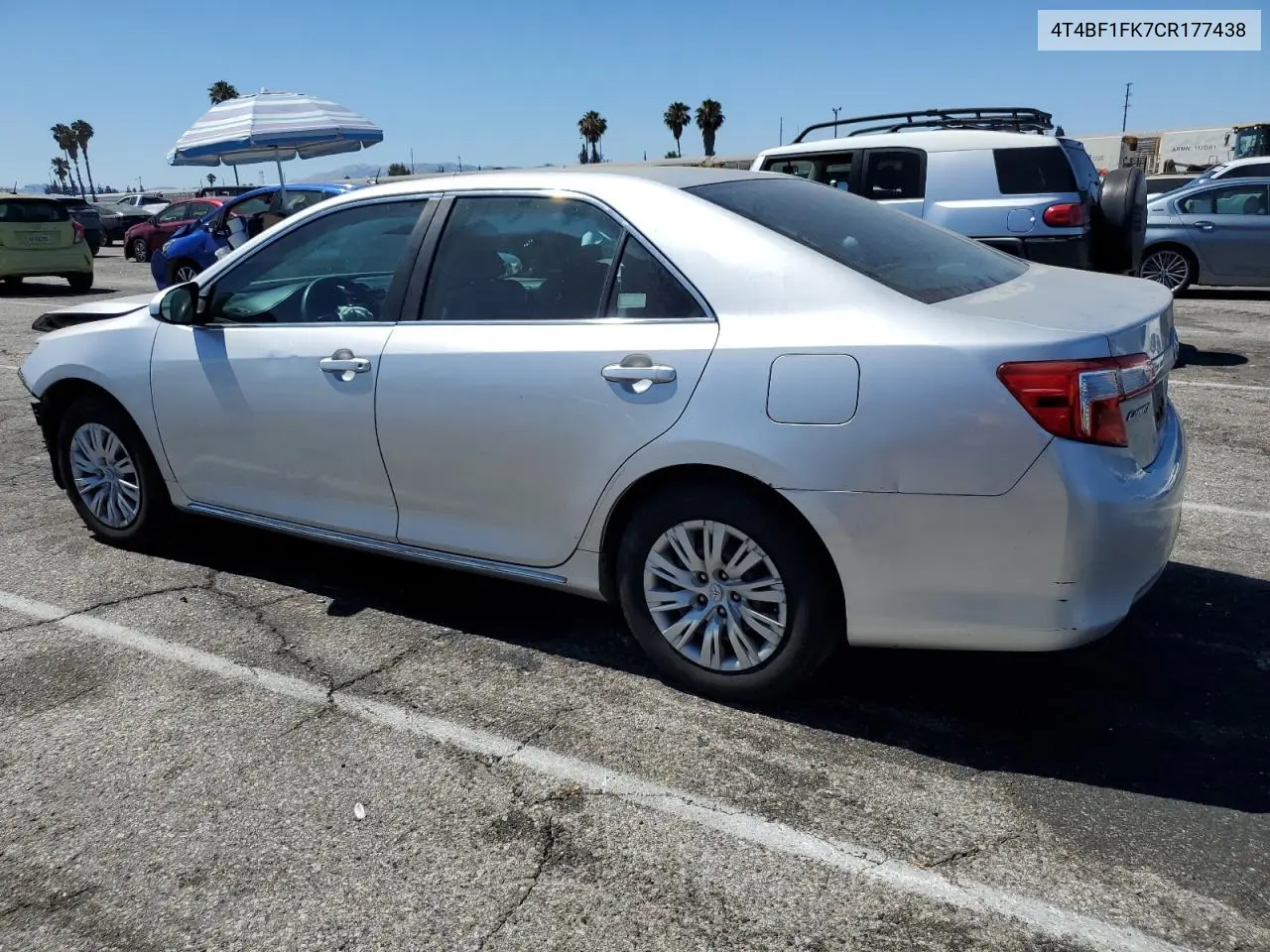 2012 Toyota Camry Base VIN: 4T4BF1FK7CR177438 Lot: 62945425