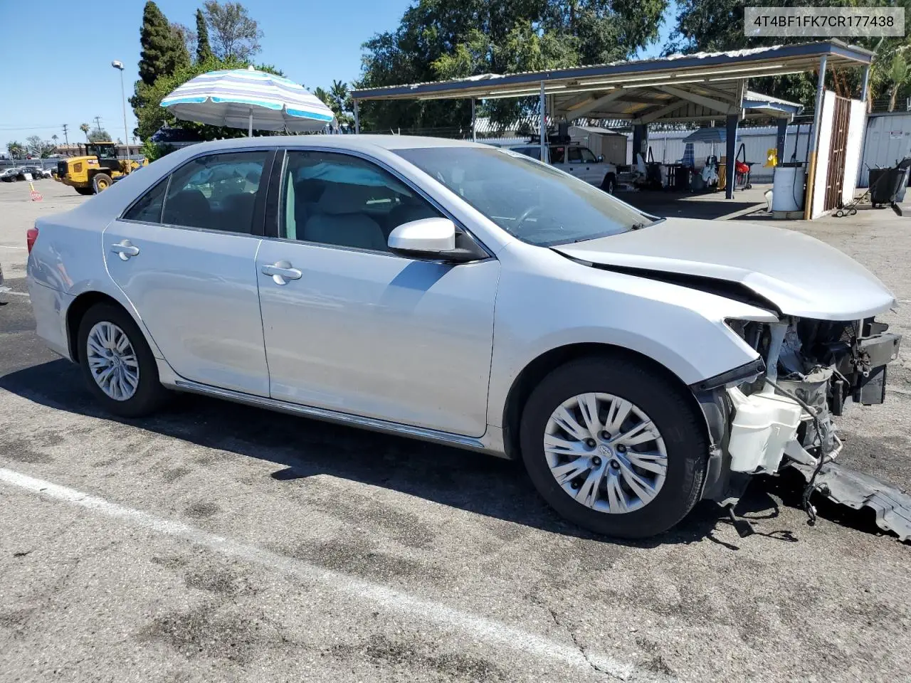 2012 Toyota Camry Base VIN: 4T4BF1FK7CR177438 Lot: 62945425